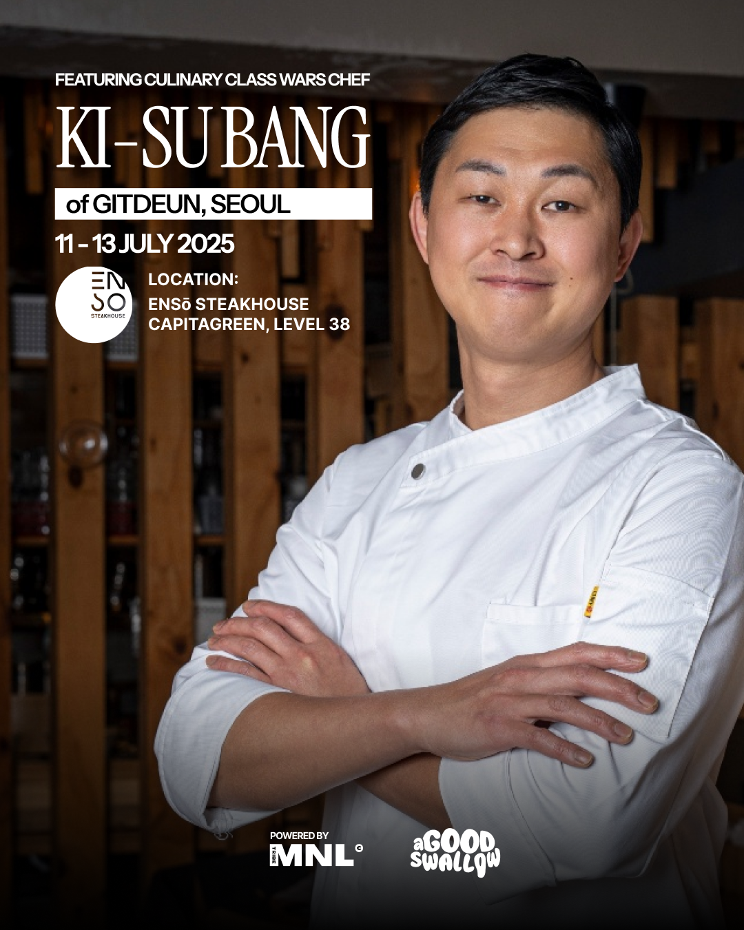 11-13 July 2025 | One Knife Stand with Chef Ki-Su Bang