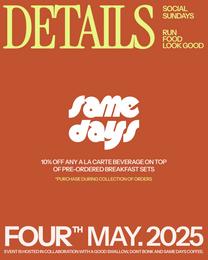 4 May 2025: Social Sundays with A Good Swallow